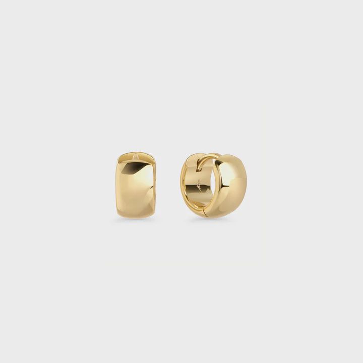 Bali Small Huggie Earrings - Gold