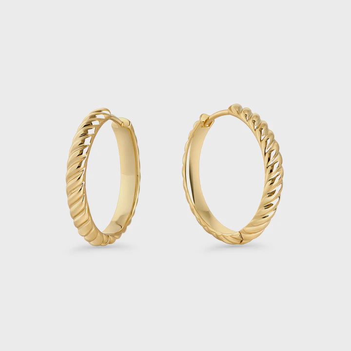 Estelle Huggie Earrings - Gold