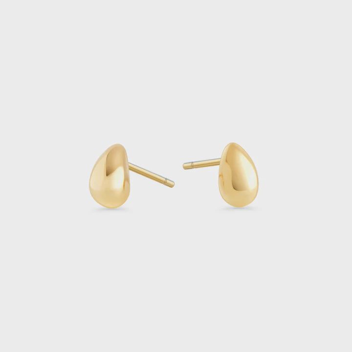 Selena III Stud Earrings - Gold