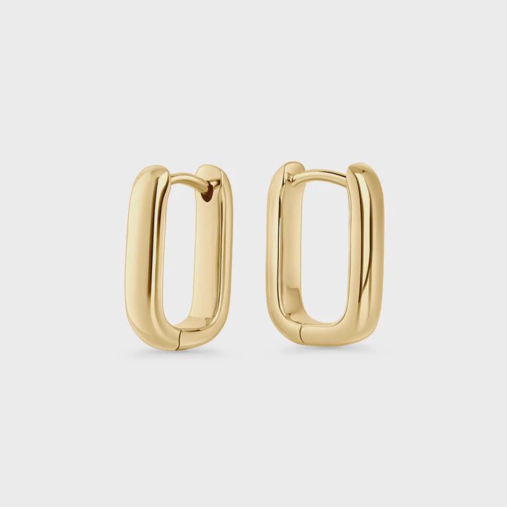 Suzie Small Huggie Earrings - gold