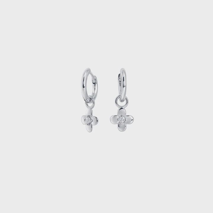 Kauai Huggie Earrings - Silver