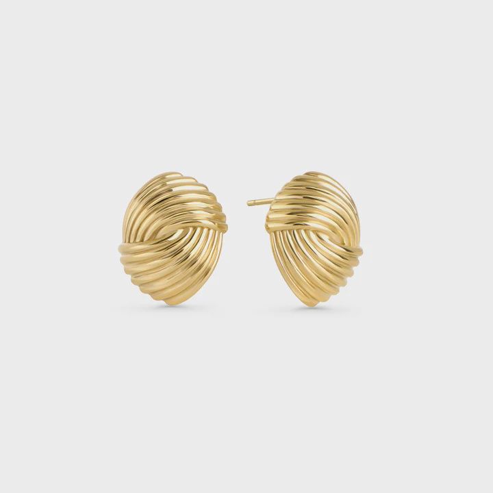 Motion Stud Earrings - Bégin Sisters - Gold