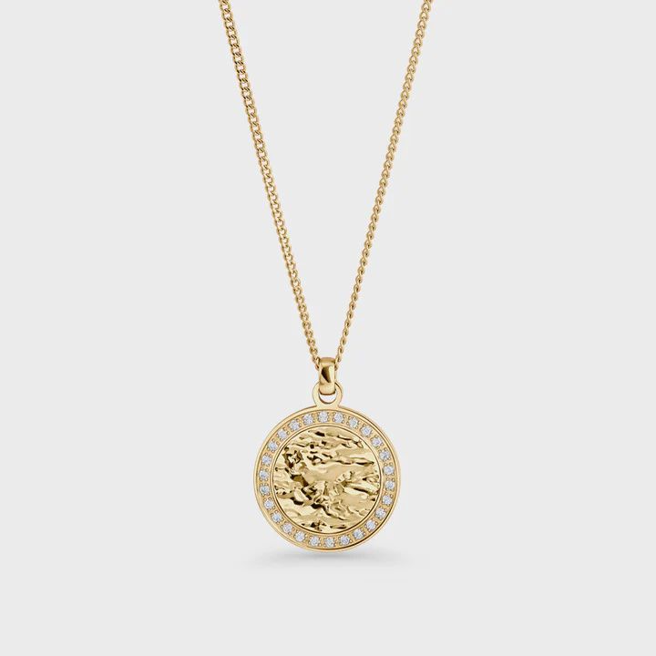 Santo Pendant Necklace - Gold