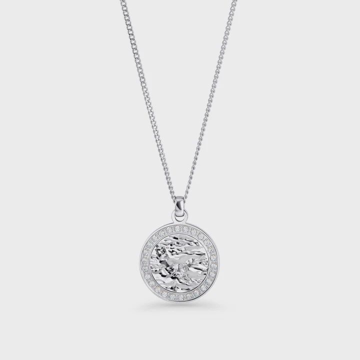 Santo Pendant Necklace - Silver