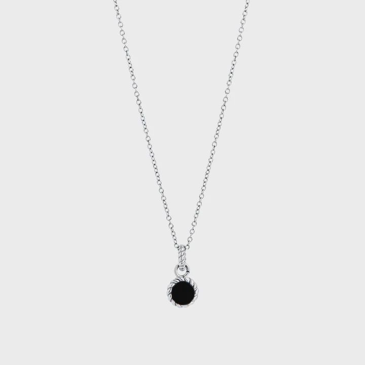 Ines Pendant Necklace - Silver
