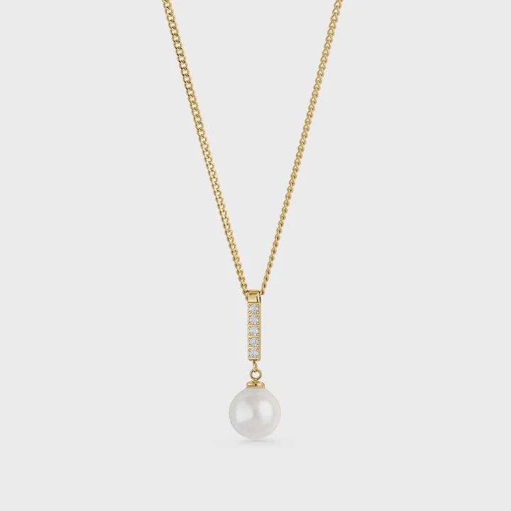 Eska Pendant Necklace - Gold