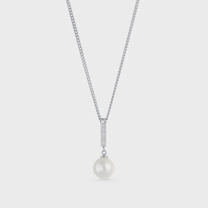 Eska Pendant Necklace - Silver