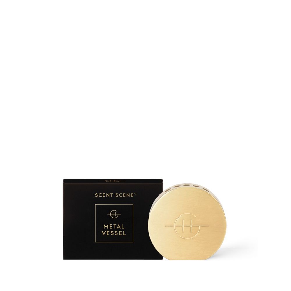 Scent Scene Metal Vessel - GOLD