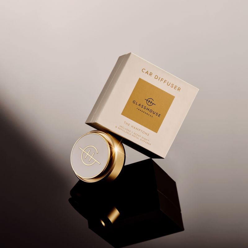 Gold Car Diffuser - The Hamptons