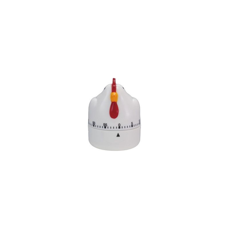 2 3/4&quot; Plastic Rooster Shaped 1 Hour Twist Timer