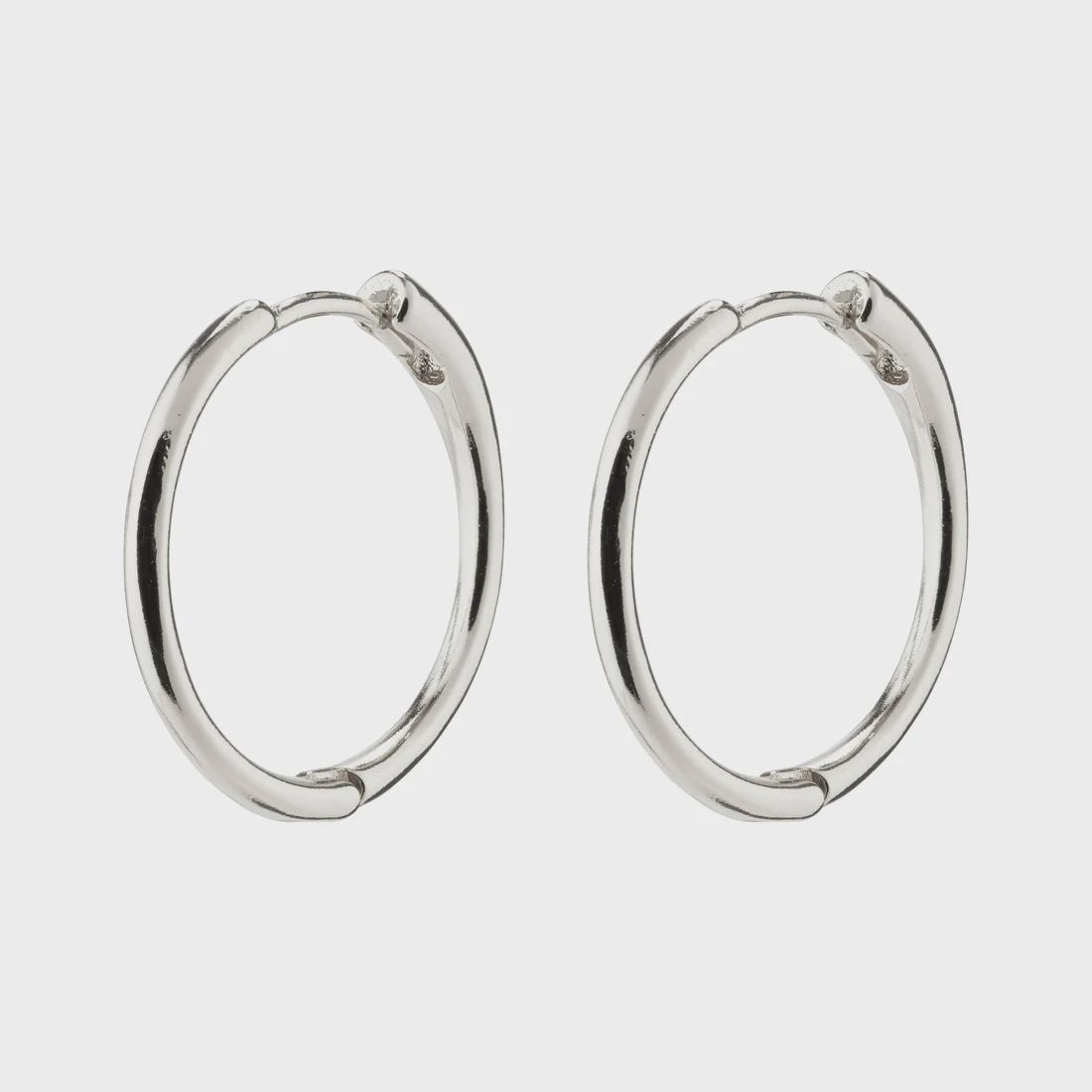 EANNA medium hoops silver-plated