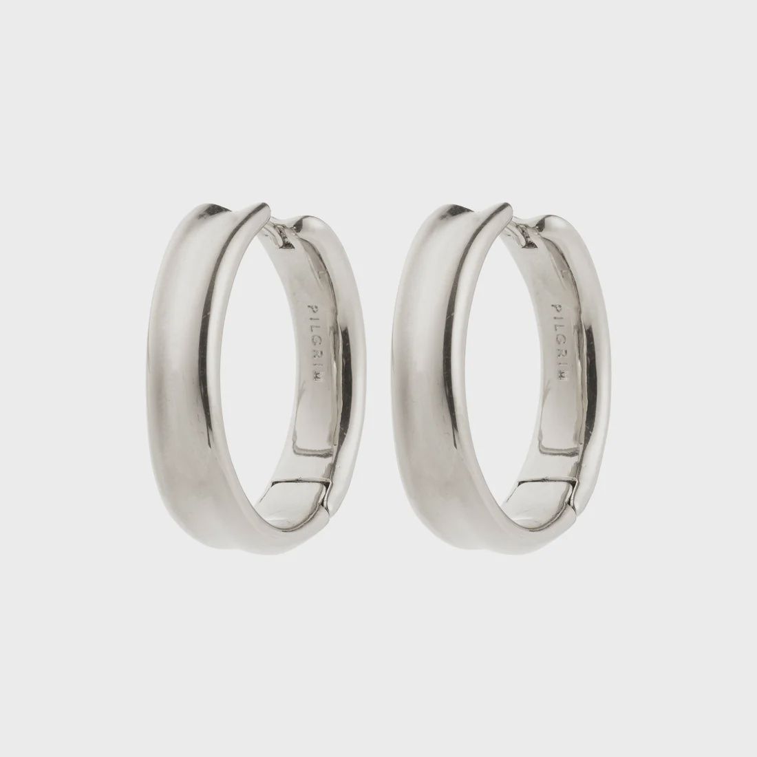 KAYDEN hoops silver-plated