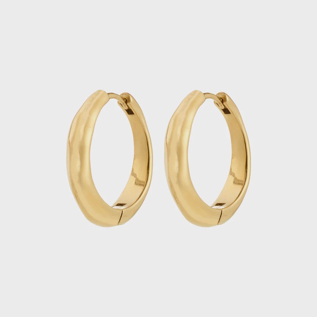 HARRISON hoops gold-plated