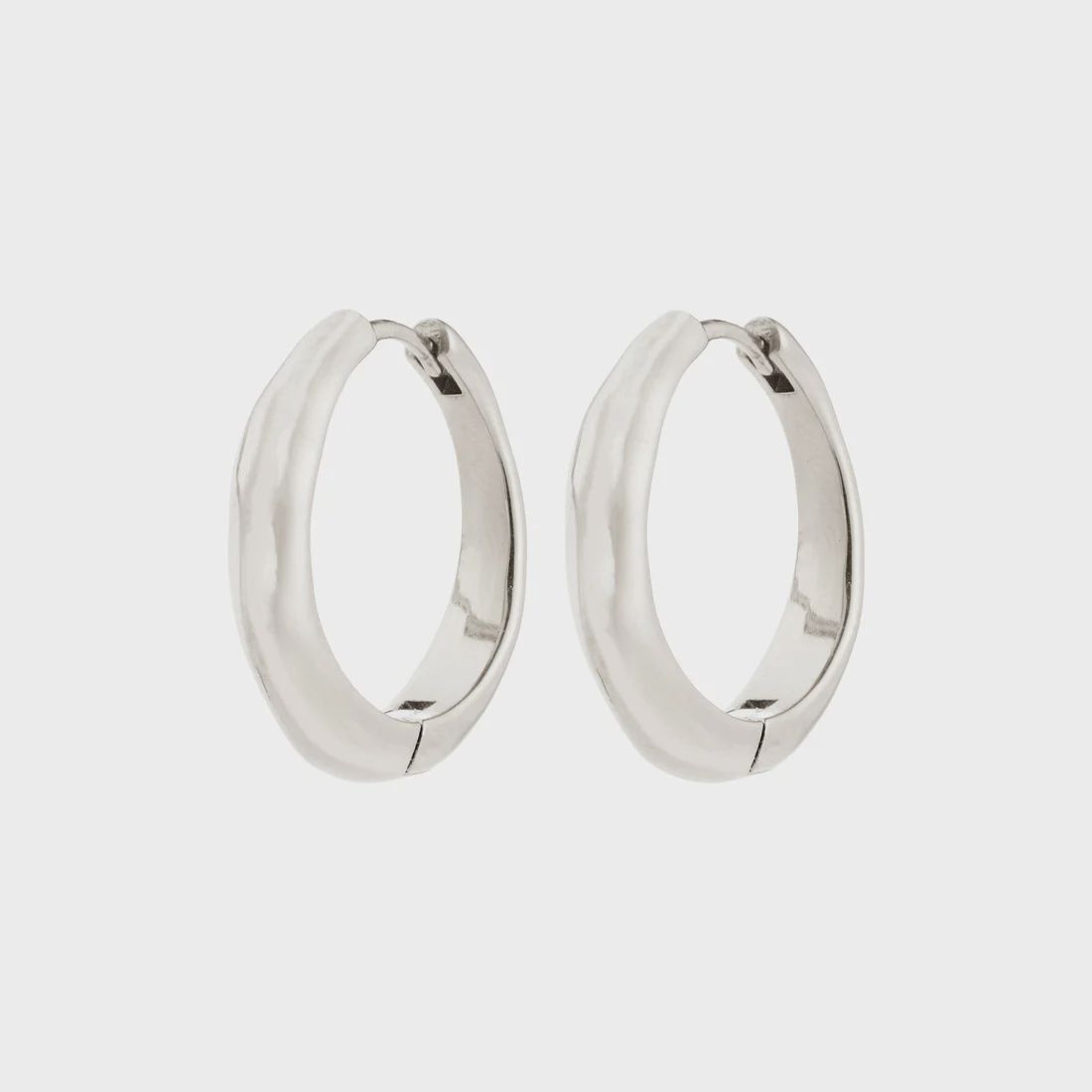 HARRISON hoops silver-plated