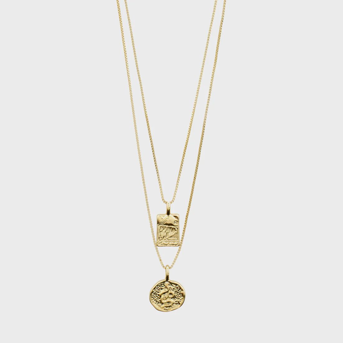 VALKYRIA coin necklace 2-in-1-set gold-plated