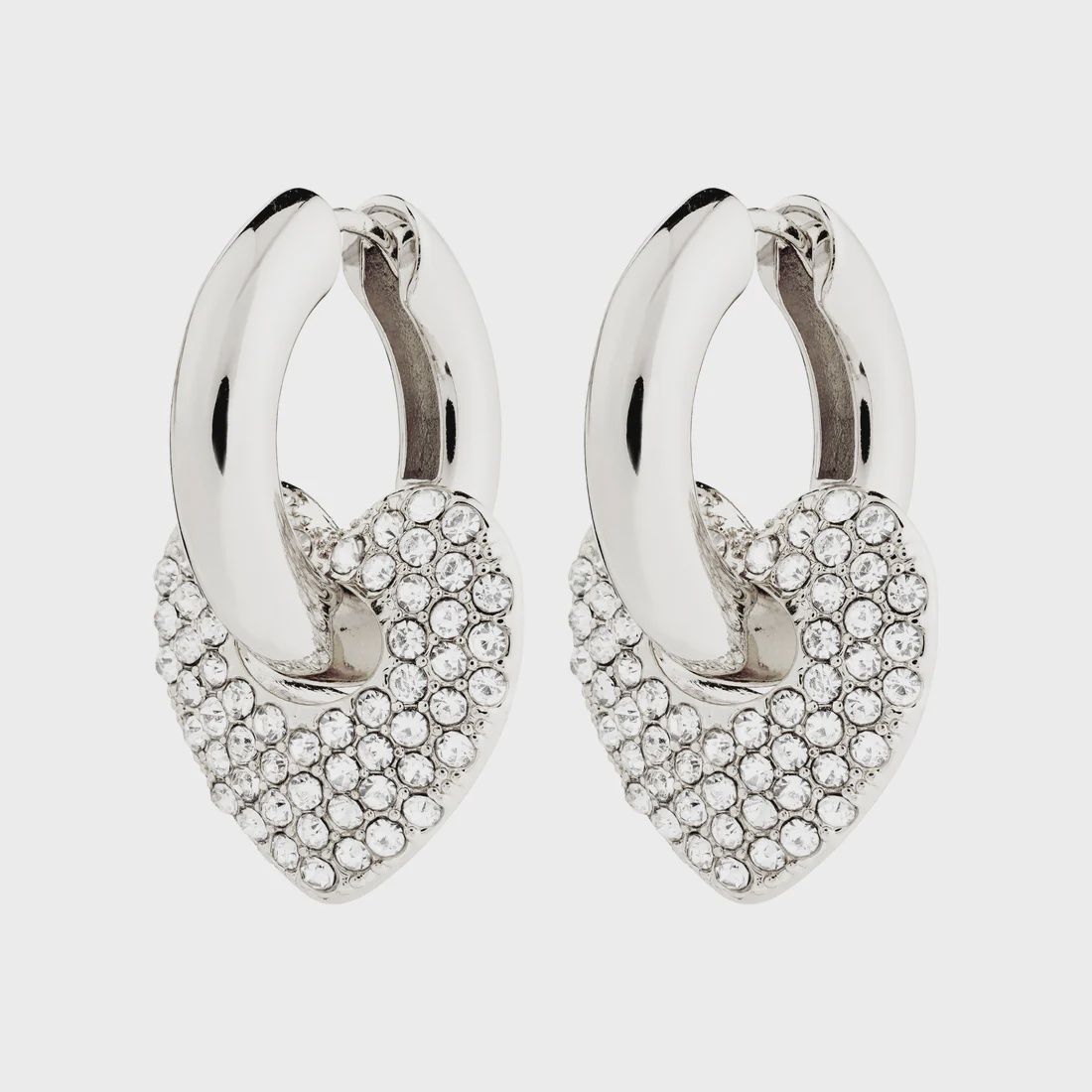 DUNE crystal earrings silver-plated