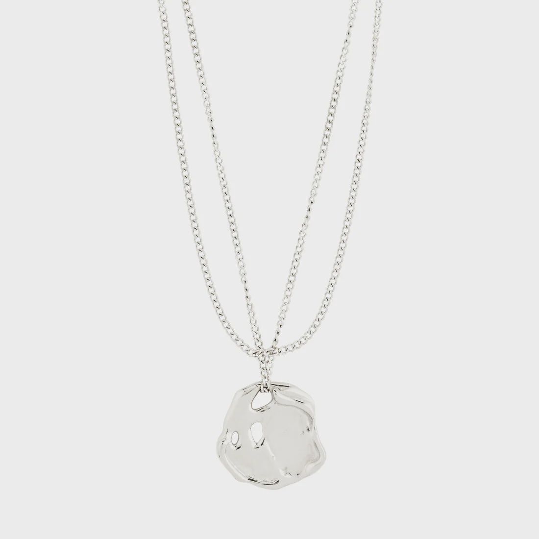 DAWN necklace, 2-in-1 set, silver-plated