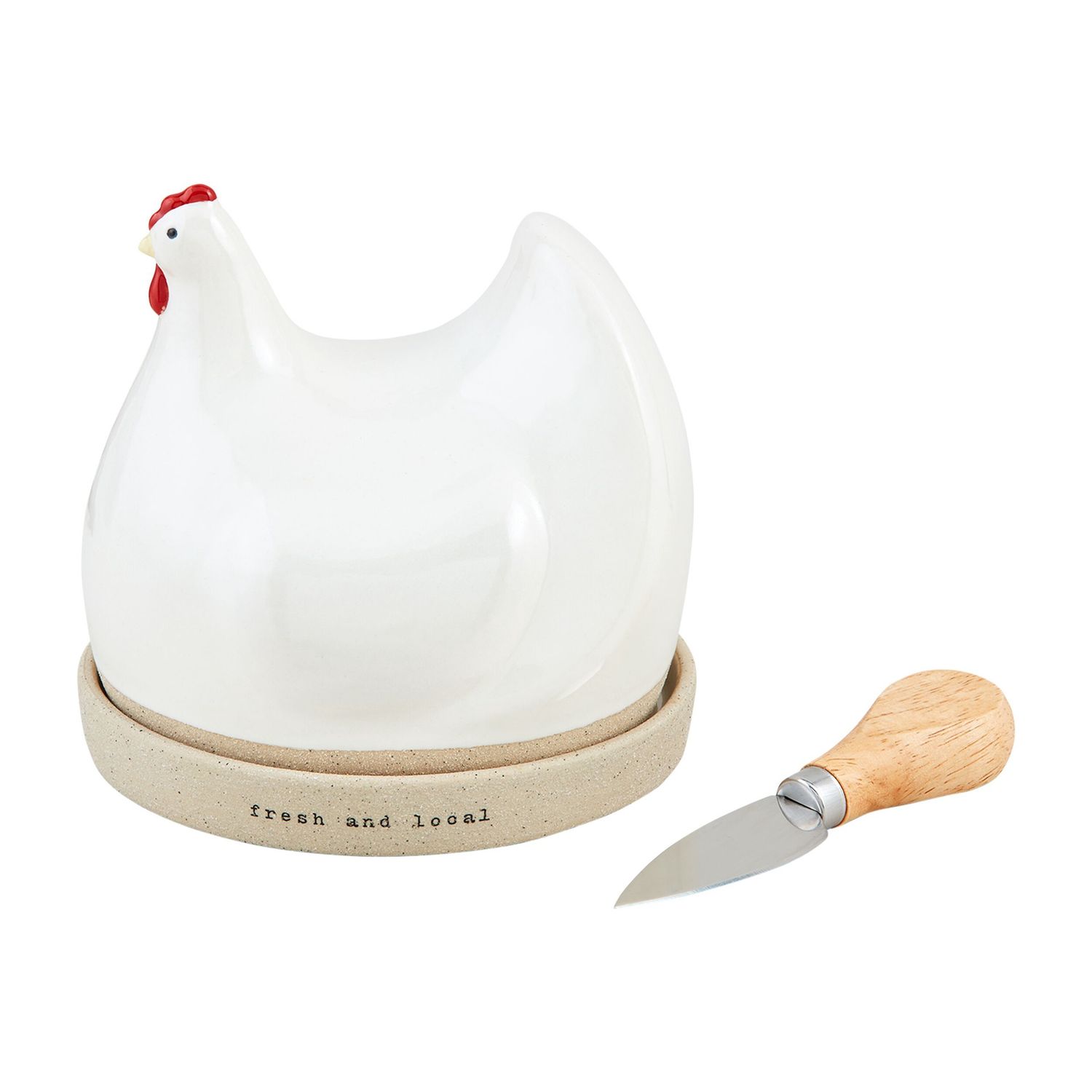 Hen Stoneware Cloche