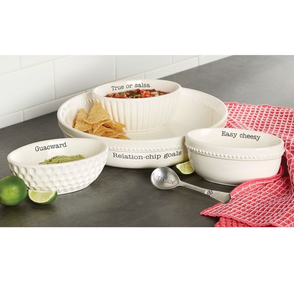 Fiesta Chip Bowl &amp; Dip Set