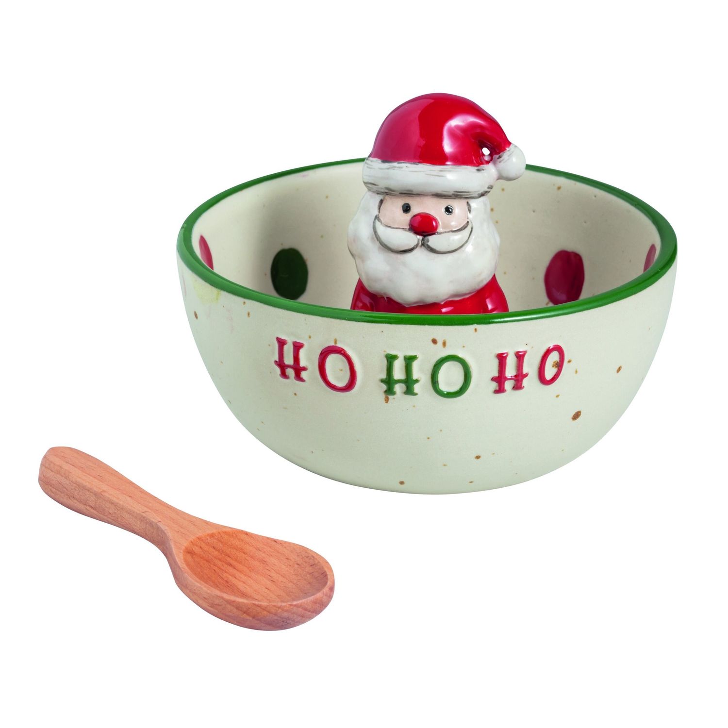 Farm Santa Xmas Candy Dish