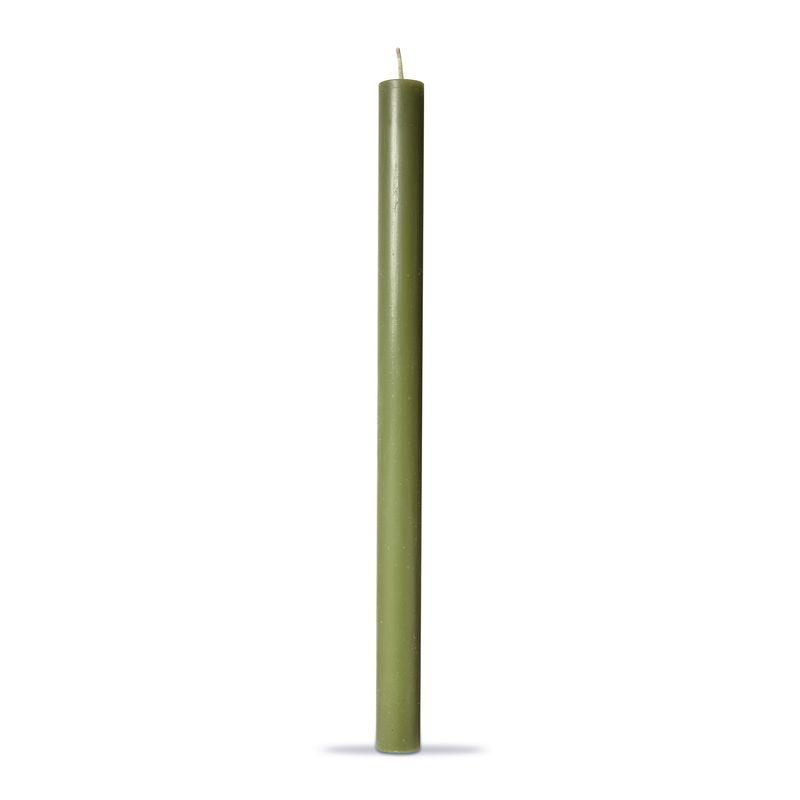 Color Studio 12" Straight Candle - Olive