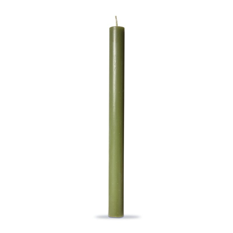 Color Studio 10" Straight Candle - Olive