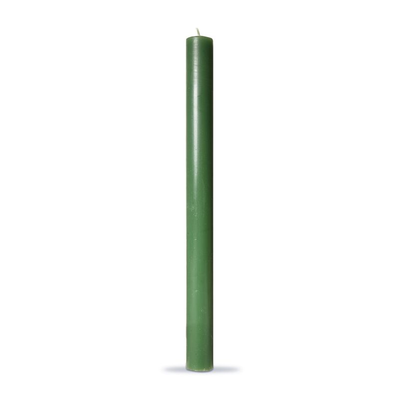 Color Studio 10" Straight Candle - Hunter Green