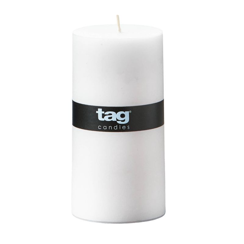 Color Studio Pillar Candle 3x6 - White