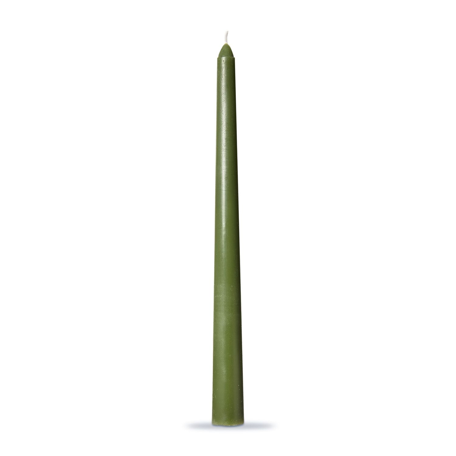 Color Studio 12&quot; Taper Candle S/4 - Olive