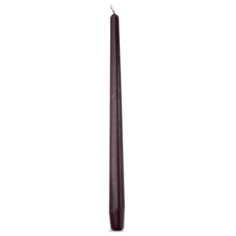 Color Studio 12" Taper Candle S/4 - Black