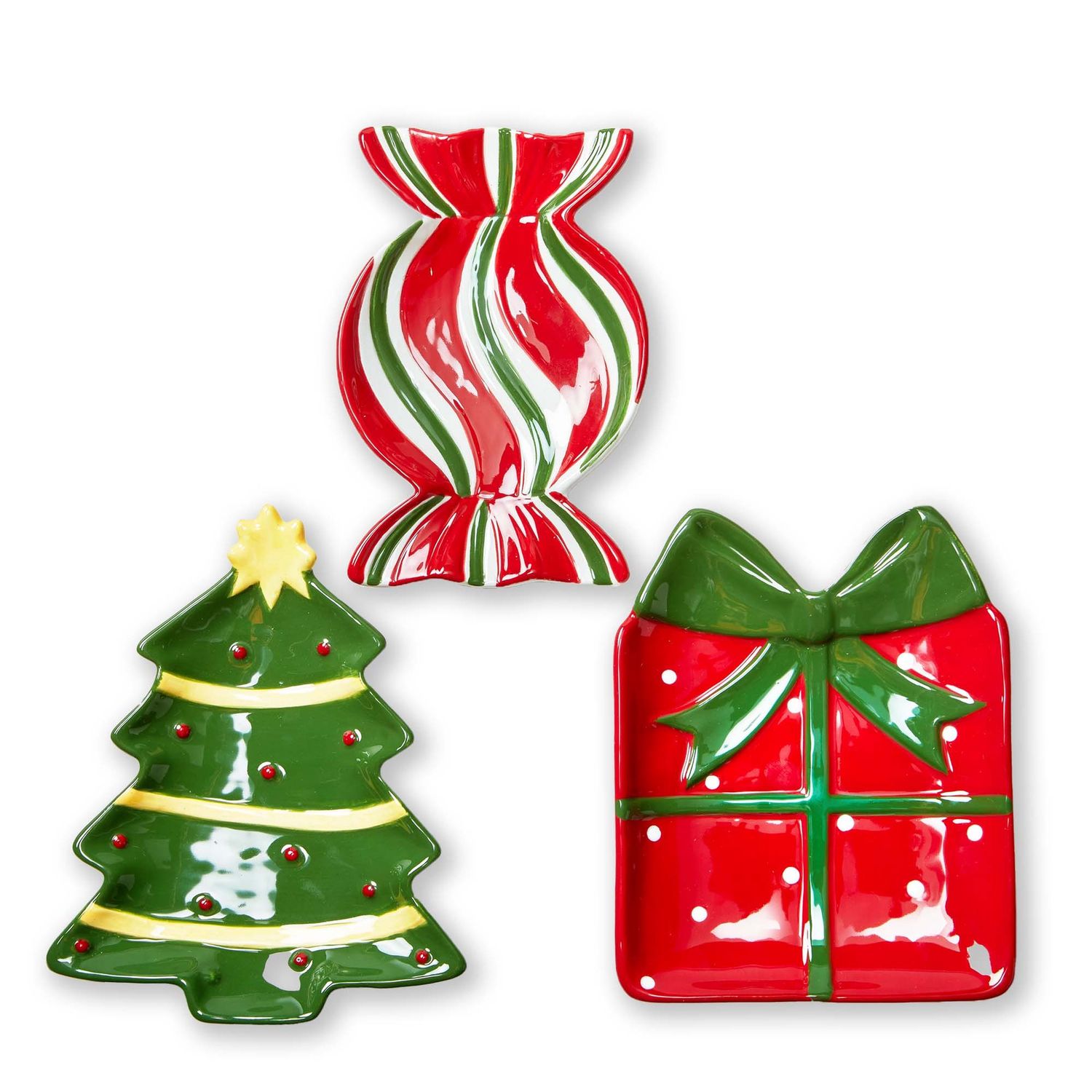 Holiday Spirt Appetizer Plate  ASMT/3