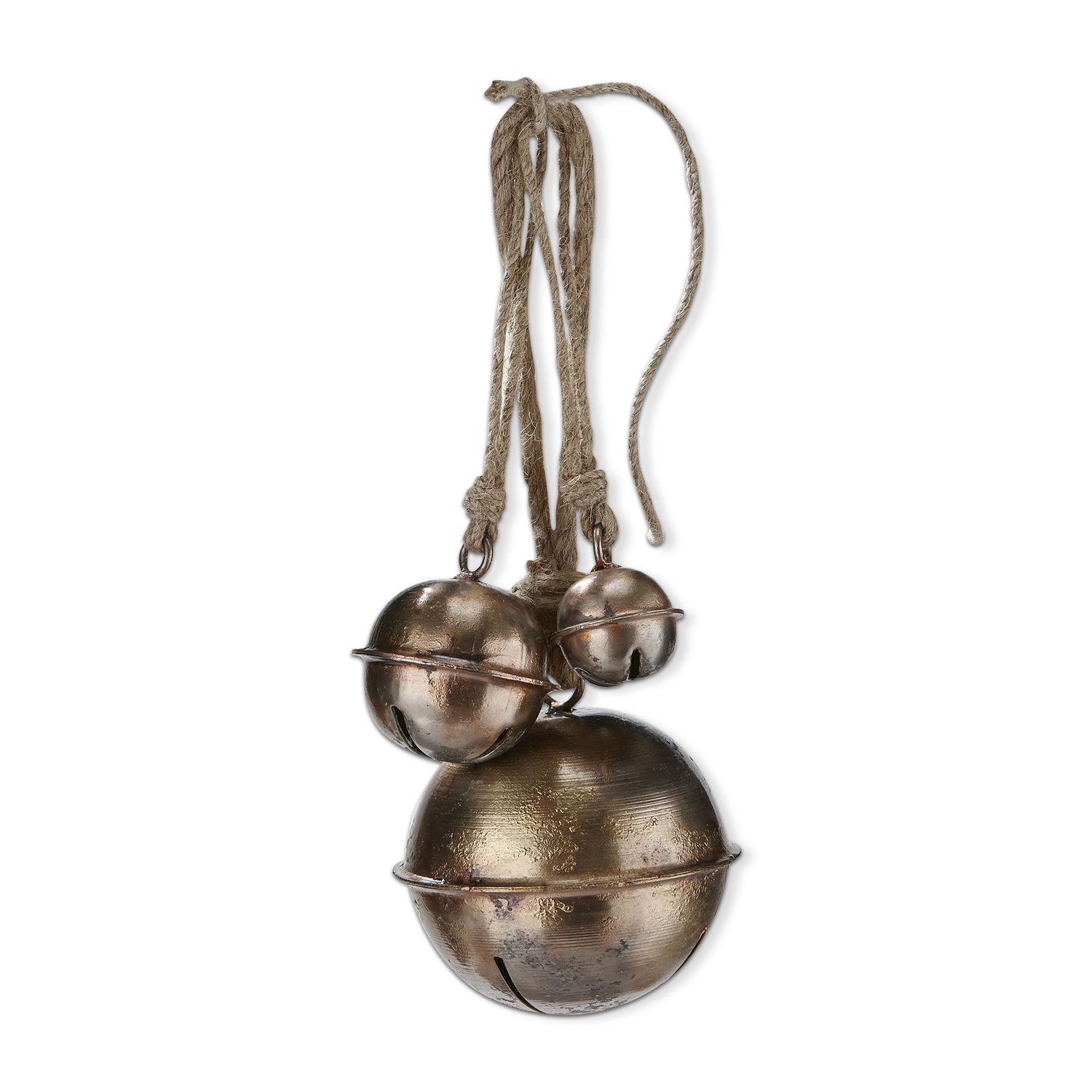 Sleigh Bells S/3 Antique Brass
