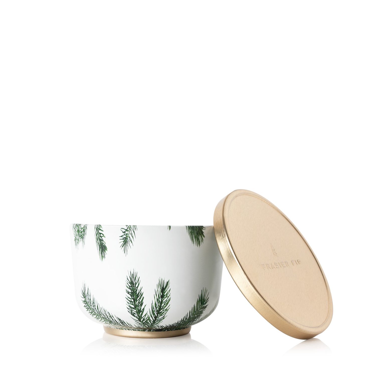 Heritage Home Poured Candle Tin, Gold Lid