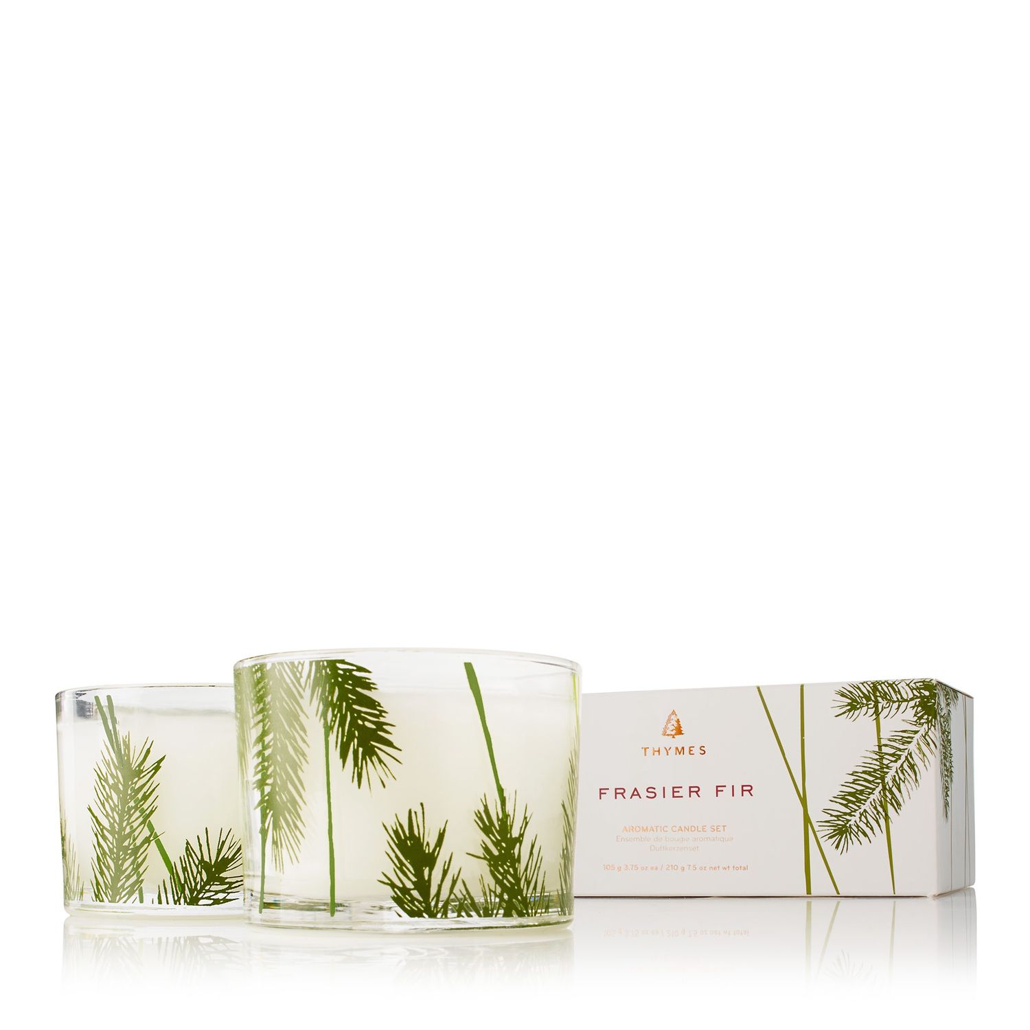 Heritage Home Poured Candle Set, Pine Needle