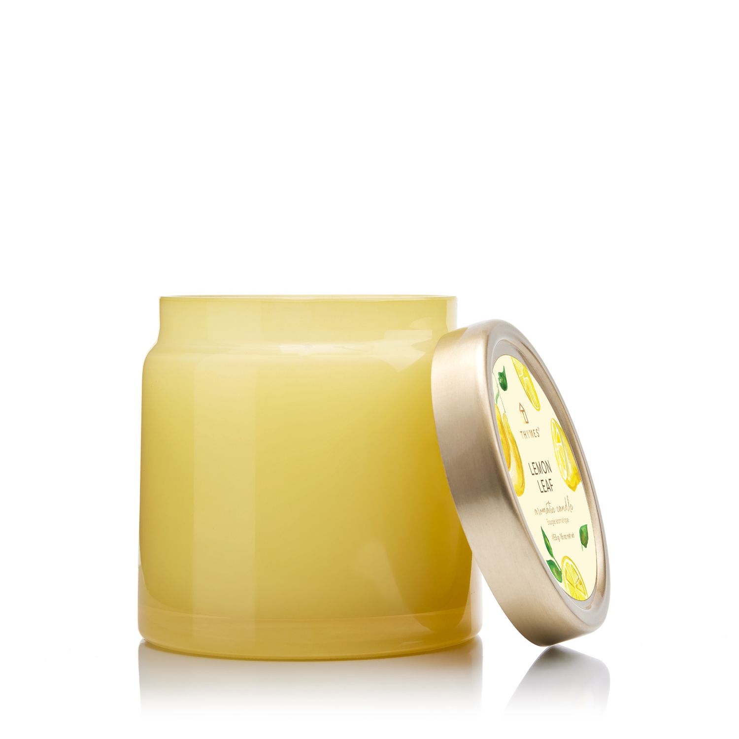 Home Collection Candle Glass - Lemon Leaf