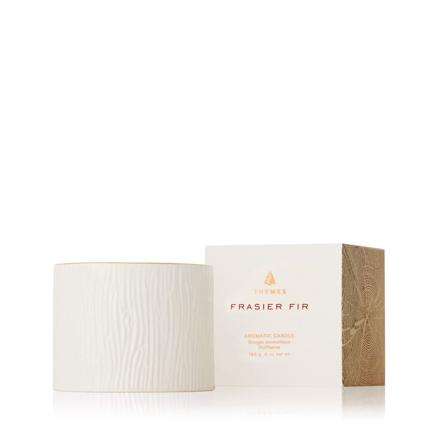 Gilded Ceramic Poured Candle, Petite