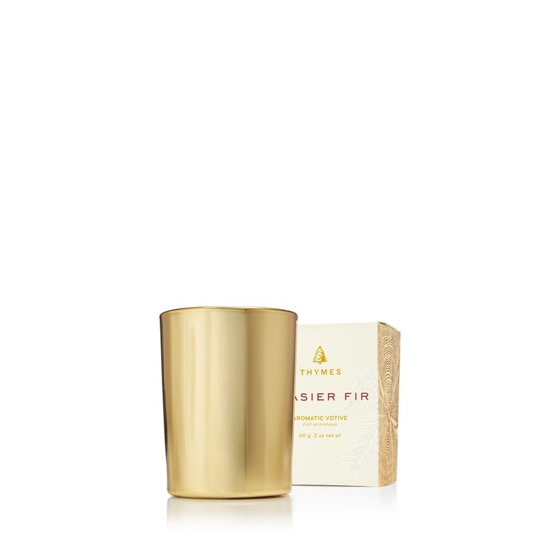 Gilded Votive Candle, Gold