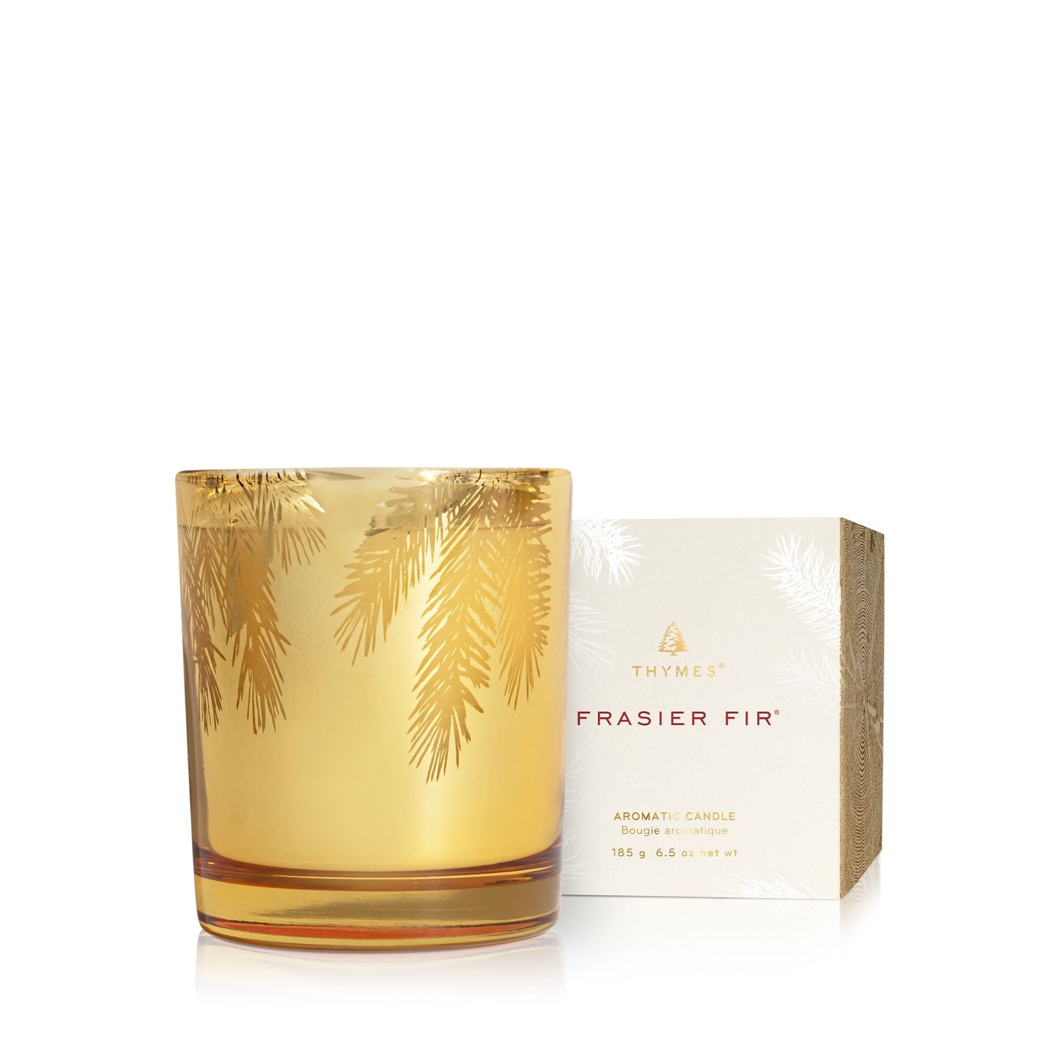 Gilded Poured Candle, 6.5 oz Gold