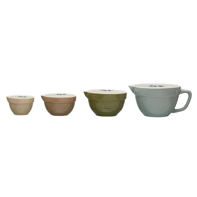 S/4 Batter Bowl Measuring Cups - Colours