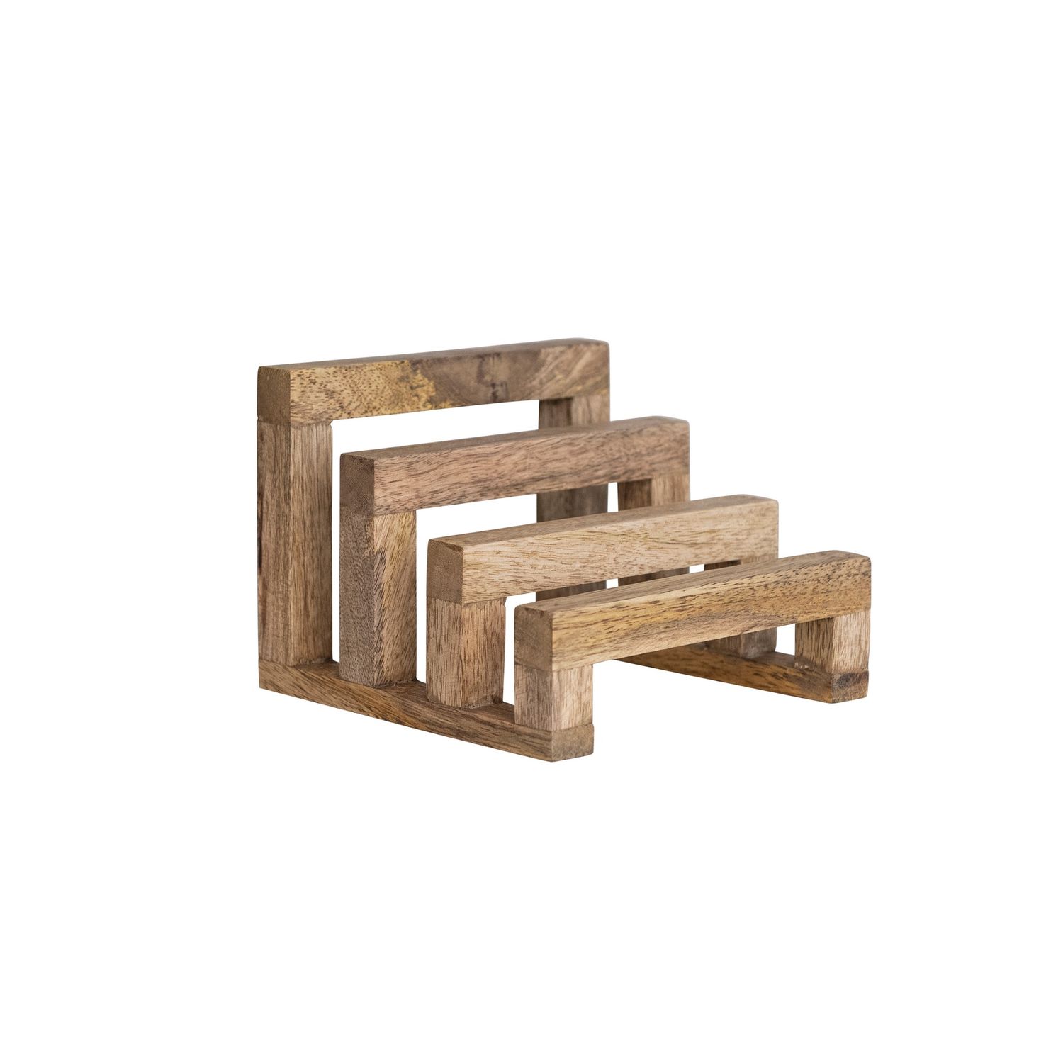 6&quot;x6&quot;x4.5&quot; Mango Wood Cutting Board Stand