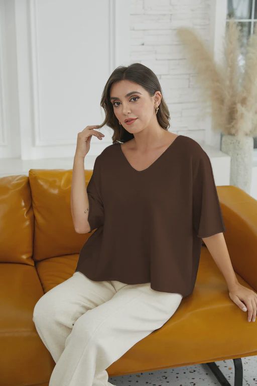 Talullah&#39;s Knit Top, Colour: Mocha, Size: O/S