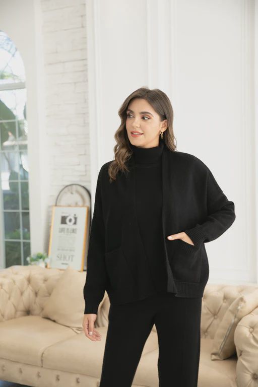 Madeleine&#39;s Cardigan, Colour: Black, Size: S/M
