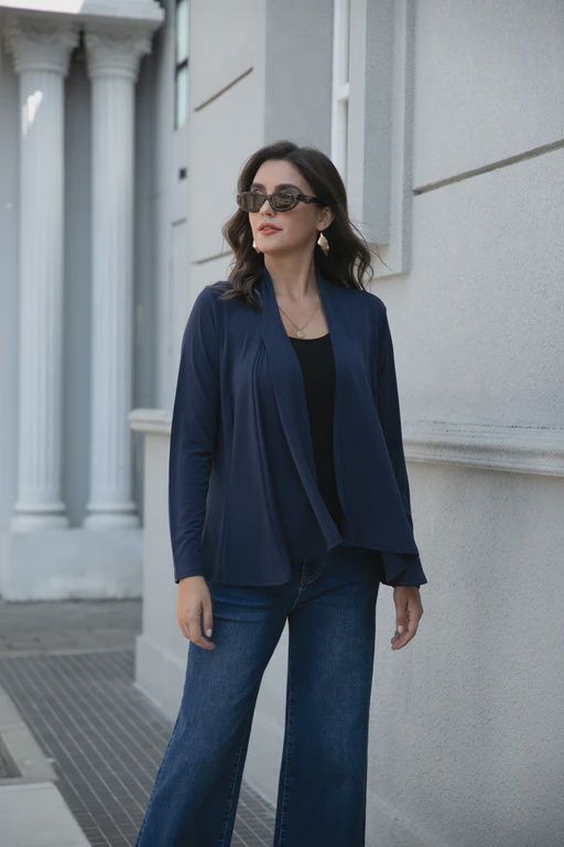 Kate&#39;s Cardigan, Colour: Navy, Size: S/M