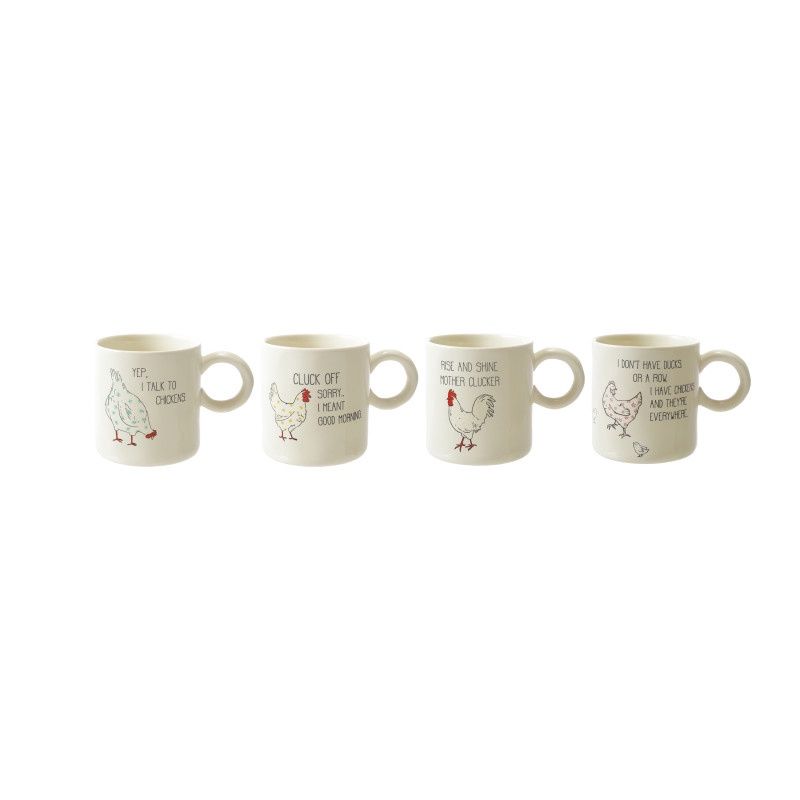 15oz Mug w/Chicken Sayings