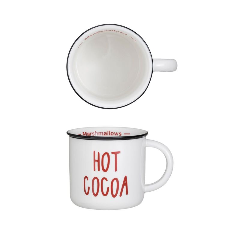 3.5&quot; Stoneware Mug &quot;Hot Cocoa&quot;