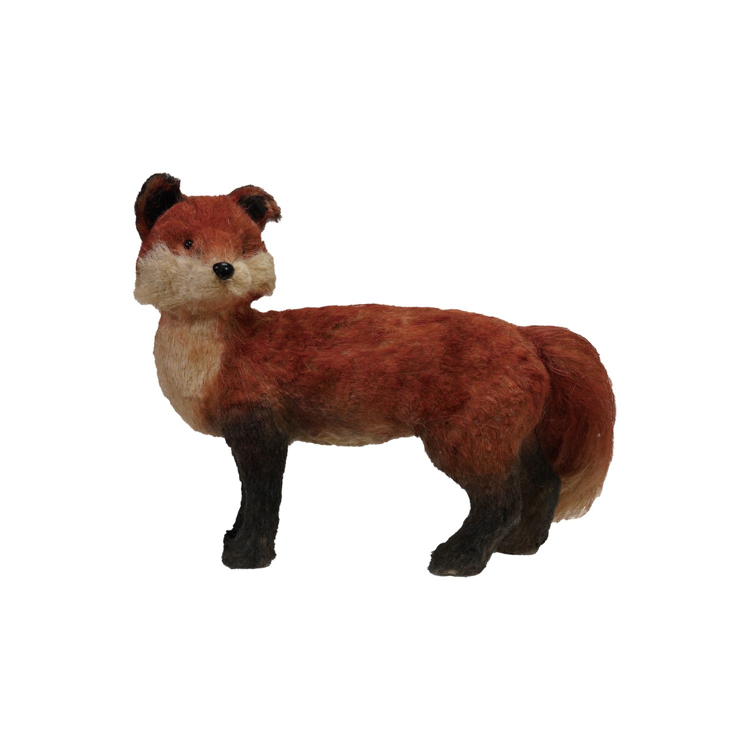 10&quot; Sisal Standing Fox - Brown