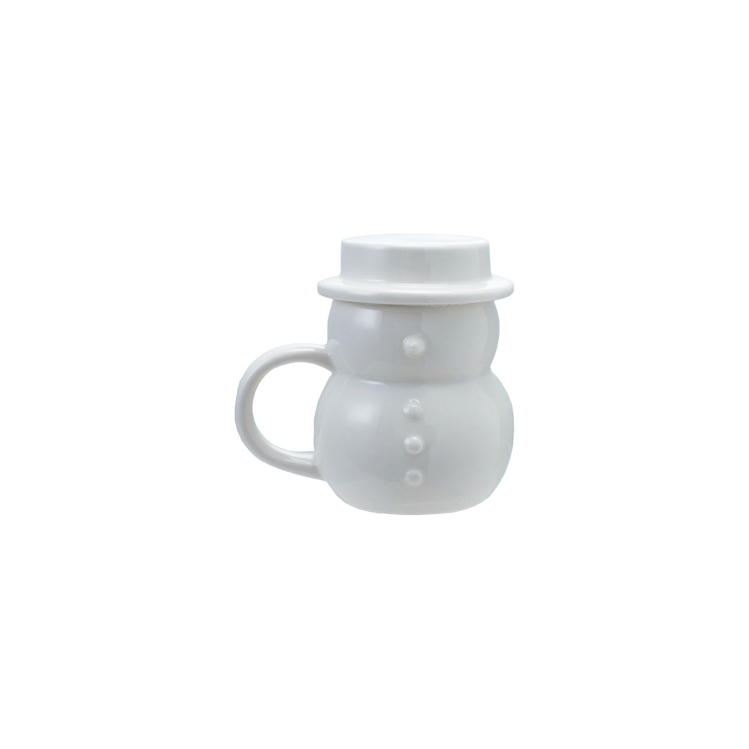 4.25&quot; Stoneware Snowman Mug