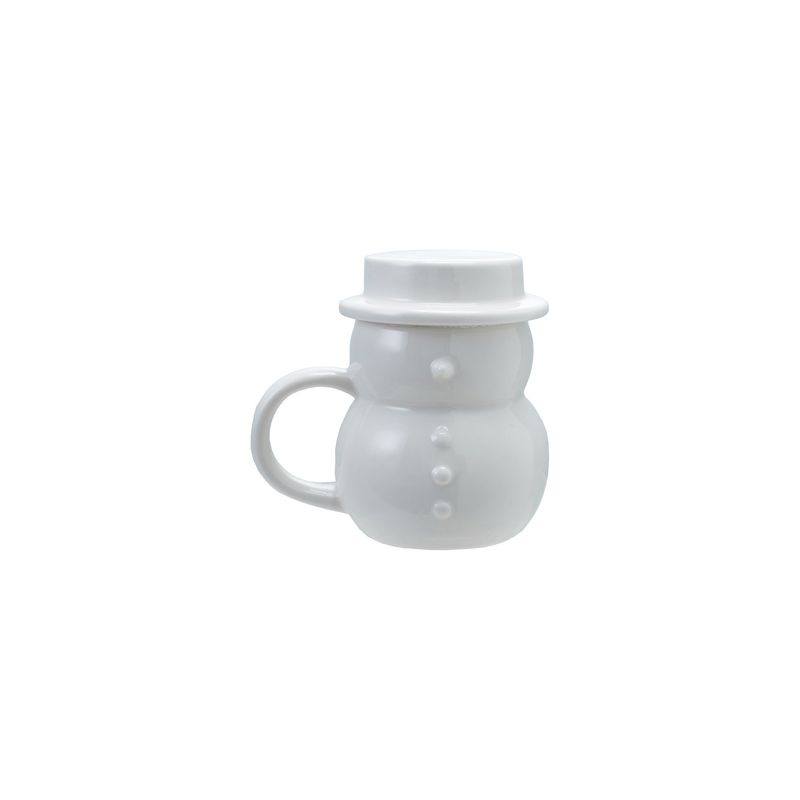 4.25&quot; Stoneware Snowman Mug