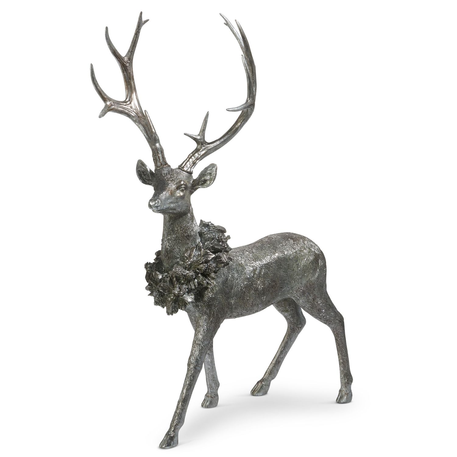 27&quot; Deer with Wreath