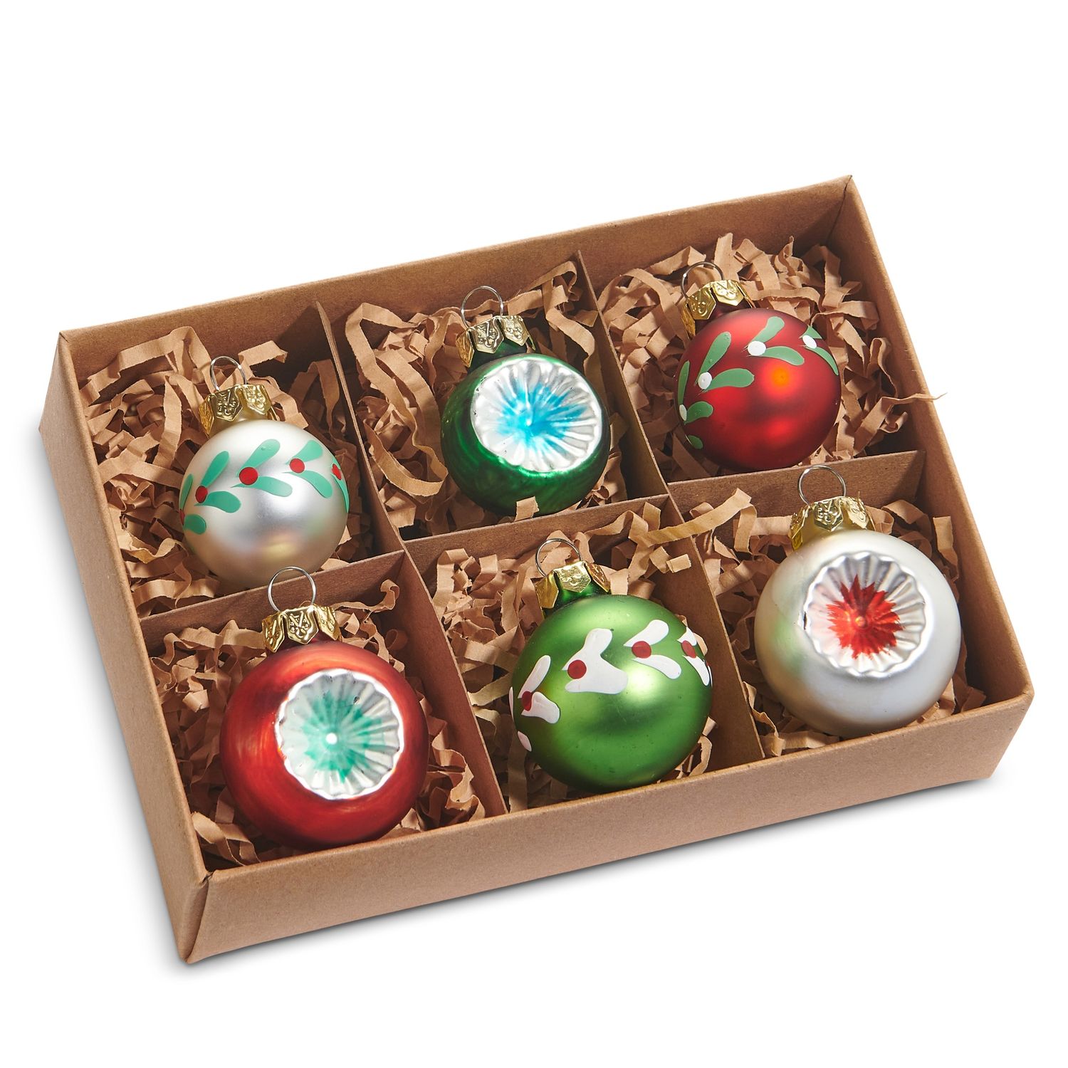 1&quot; Box of Vintage Ornaments